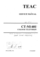Teac CT-M1401-Service-Manual